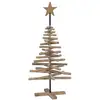 Image de Vidaxl sapin avec support marron 120 cm bois de teck solide
