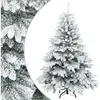 Image de Vidaxl sapin artificiel à branches pliantes, duveteux de neige