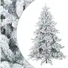 Image de Vidaxl sapin artificiel à branches pliantes, duveteux de neige