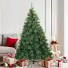 Image de Sapin De Noël Artificiel À Branches Articulées Vert 180 Cm Vidaxl
