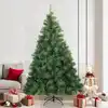 Image de Sapin De Noël Artificiel À Branches Articulées Vert 210 Cm Vidaxl