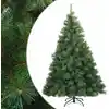 Image de Sapin De Noël Artificiel À Branches Articulées Vert 240 Cm Vidaxl