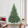Image de Sapin De Noël Artificiel Pré-éclairé Vert 240 Cm Pvc Vidaxl
