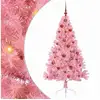 Image de Vidaxl sapin artificiel pré-éclairé rose 150 cm pvc