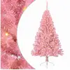 Image de Vidaxl sapin artificiel pré-éclairé rose 180 cm pvc