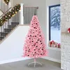 Image de vidaXL Sapin de Noël artificiel pré-éclairé Rose 240 cm PVC 3397103