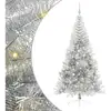 Image de Vidaxl sapin artificiel pré-éclairé argent 210 cm pet