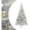 Image de Vidaxl sapin artificiel pré-éclairé argent 240 cm pet