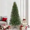 Image de Sapin De Noël Artificiel Avec 300 Led Vert 210 Cm Pe Et Pvc Vidaxl