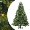 Image de Vidaxl sapin artificiel avec 300 led vert 180 cm pe et pvc