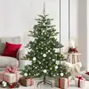 Image de Sapin De Noël Artificiel À Branches Articulées Vert 150 Cm Vidaxl