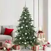 Image de Sapin De Noël Artificiel À Branches Articulées Vert 180 Cm Vidaxl