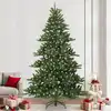 Image de Sapin De Noël Artificiel À Branches Articulées Vert 240 Cm Vidaxl