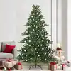 Image de Sapin De Noël Artificiel À Branches Articulées Vert 240 Cm Vidaxl