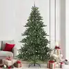 Image de Sapin De Noël Artificiel À Branches Articulées Vert 240 Cm Vidaxl