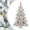 Image de Vidaxl sapin artificiel à branches articulées blanc 180 cm