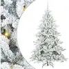 Image de Vidaxl sapin artificiel à branches articulées blanc 180 cm