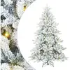 Image de Vidaxl sapin artificiel à branches articulées blanc 210 cm