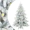Image de Vidaxl sapin artificiel à branches articulées blanc 240 cm