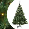 Image de Vidaxl sapin artificiel avec 150 led vert 120 cm pe et pvc