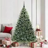 Image de vidaXL Sapin de Noël artificiel avec 300 LED Vert 180 cm PE et PVC 3397849