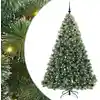 Image de Sapin De Noël Artificiel Avec 300 Led Vert 210 Cm Pe Et Pvc Vidaxl