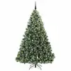 Image de Vidaxl sapin artificiel avec 300 led vert 210 cm pe et pvc