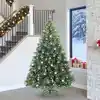 Image de Sapin De Noël Artificiel Avec 300 Led Vert 240 Cm Pe Et Pvc Vidaxl
