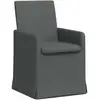 Image de Vidaxl chaises de salle à manger 2 pcs gris foncé 57 x 67 x 95 cm