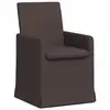 Image de Vidaxl chaises de salle à manger 2 pcs marron foncé 57 x 67 x 95 cm