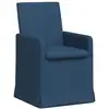 Image de Vidaxl chaises de salle à manger 2 pcs bleu 57 x 67 x 95 cm tissu