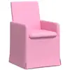 Image de Vidaxl chaises de salle à manger 2 pc tissu rose 57 x 67 x 95 cm