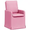 Image de Vidaxl chaises de salle à manger 2 pcs rose 57 x 67 x 98 cm tissu