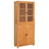 Image de Ensemble de meubles de rangement moderne - vidaXL - Marron - Bois dingénierie - 80x35x185 cm - Grand espace de stockage