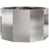 Image de Jardinière en acier inoxydable - vidaXL - 60x60x35 cm - Argent - Assemblage requis - Acier inoxydable - Usage extérieur