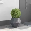 Image de Jardinière - VIDAXL - 50 x 50 x 40 cm - Acier - Anthracite - Résistante aux intempéries