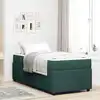 Image de Cadre De Lit Vert Foncé 80 X 200 Cm Tissu Vidaxl