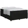 Image de Vidaxl cadre de lit avec matelas noir 160 x 200 cm tissu