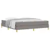 Image de Vidaxl lit à ressorts avec matelas taupe 180 x 200 cm tissu