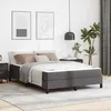 Image de vidaXL Cadre de lit avec matelas Gris 140 x 190 cm tissu 3398631