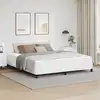 Image de Cadre De Lit Avec Matelas Blanc Pur 180 X 200 Cm Tissu Vidaxl