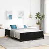 Image de vidaXL Lit à ressorts avec matelas Noir 160 x 210 cm tissu 3398751