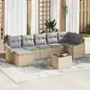 Image de Ensemble De Canapé De Jardin 8 Pcs Beige Et Gris Clair Vidaxl