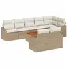 Image de Vidaxl ensemble de canapé de jardin 9 pcs beige et crème polyrotin