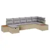 Image de Vidaxl ensemble de canapé de jardin avec coussin 8 pcs beige polyrotin