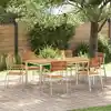 Image de Ensemble De Salle À Manger Pour Jardin 7 Pcs Vidaxl