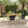 Image de Ensemble De Salle À Manger Pour Jardin 5 Pcs Vidaxl