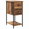 Image de Vidaxl cabinet de chevet bois ancien 32 x 42 x 70 cm bois d'ingénierie