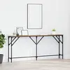 Image de Table Console Chêne Artisanal 180 X 23 X 75 Cm Vidaxl