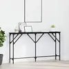 Image de Table Console Chêne Noir 140 X 23 X 75 Cm Vidaxl